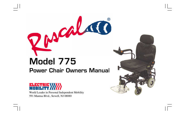 Rascal 775 Owner's Manual